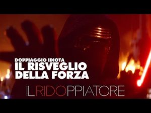 canale youtube ilridoppiatore parodie star wars il risveglio della forza