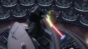 duello tra darth sidious e yoda