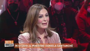 Daniela Santanchè caos tribunale lascia avvocato