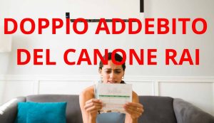 Doppio addebito canone RAI