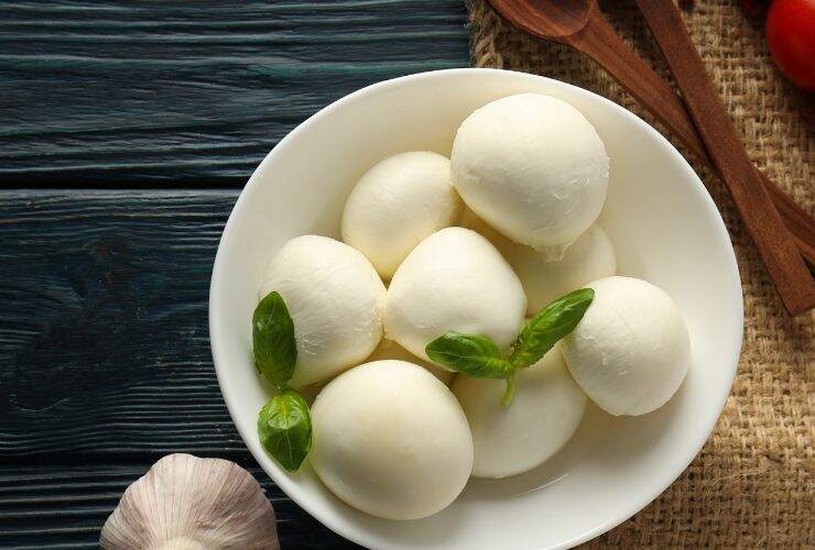 Acqua della mozzarella