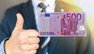 Uomo furbo 500 euro