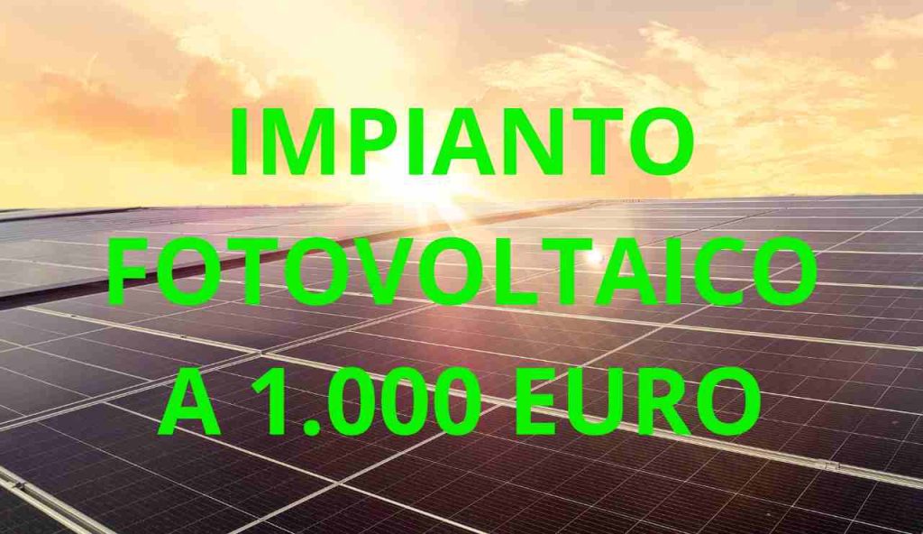 Impianto fotovoltaico