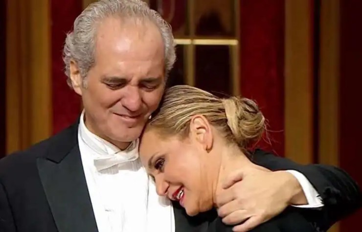 Simona Ventura e Giovanni Terzi