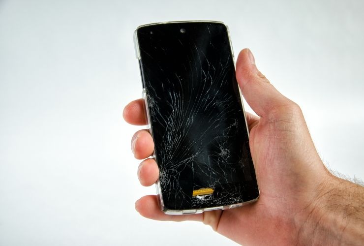 Smartphone rotto