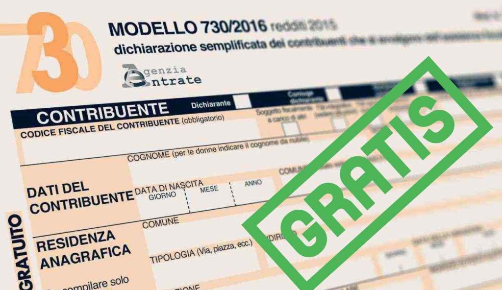 Dichiarazione dei redditi gratis