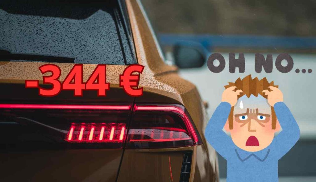 Multe 344 euro