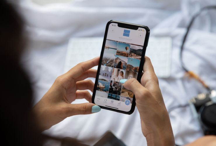 Smartphone in uso
