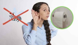 Trucco antizanzare carta igienica
