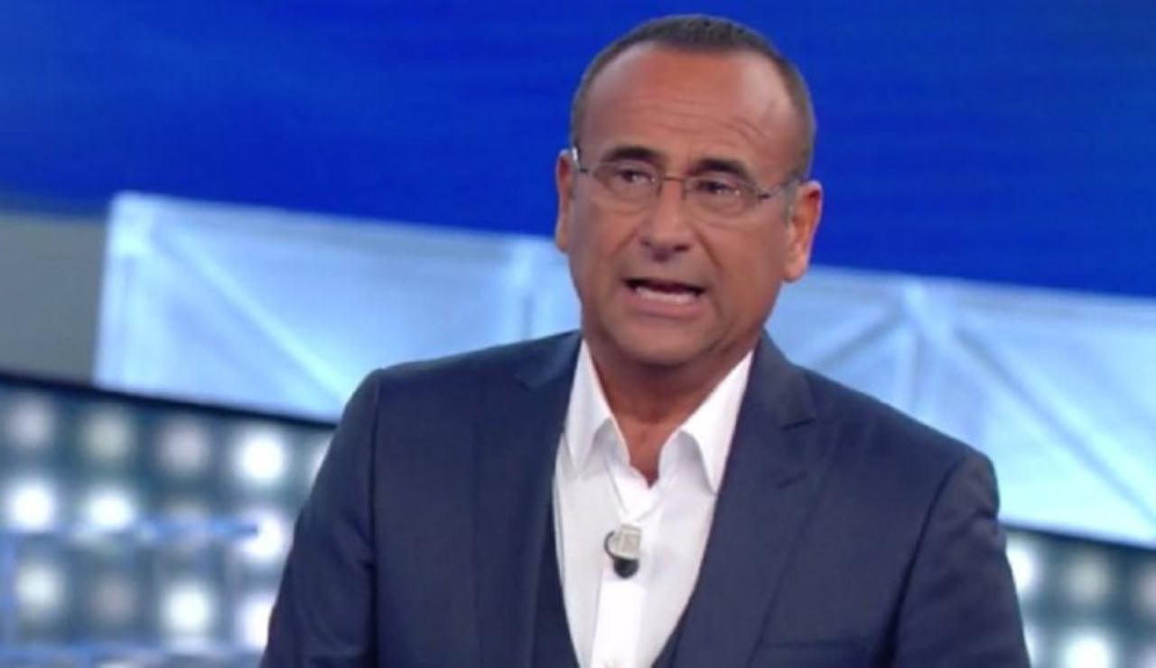 Carlo Conti (Rai - youtube screenshot foto) - www.insolenzadir2d2.it