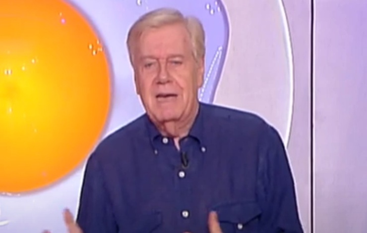 Claudio Lippi in tv (Rai - youtube screenshot) - www.insolenzadir2d2.it