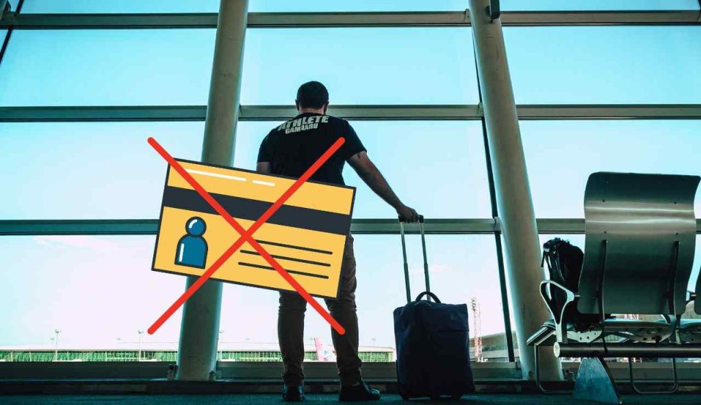 Blocco aeroporto documento