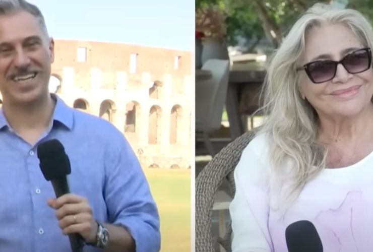 Mara Venier e Gabriele Corsi