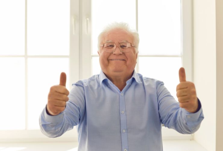 Uomo felice