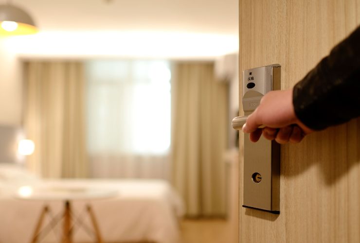 Camera in hotel