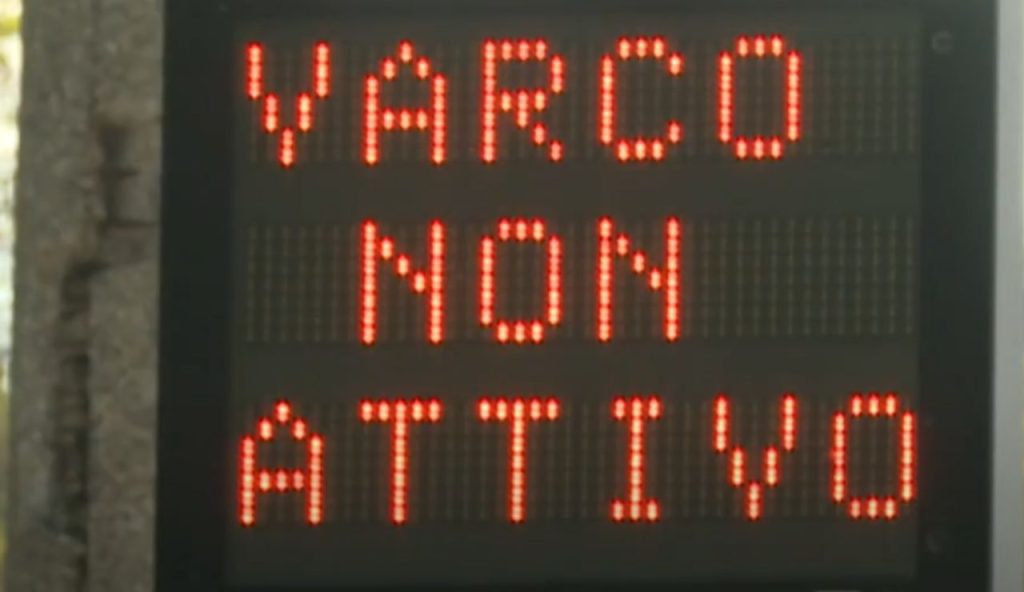 ZTL varco non attivo