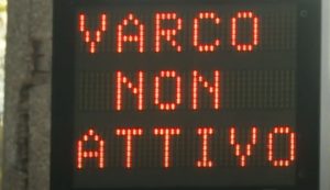 ZTL varco non attivo