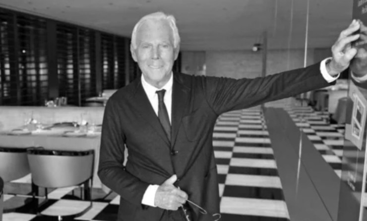 Il compianto Giorgio Armani (Depositphotos foto) - www.insolenzadir2d2.it