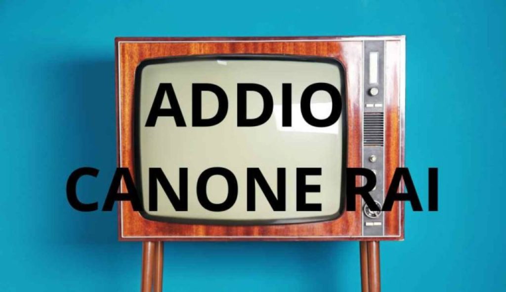 Addio canone Rai illustrazione (Canva foto) - www.insolenzadir2d2.it