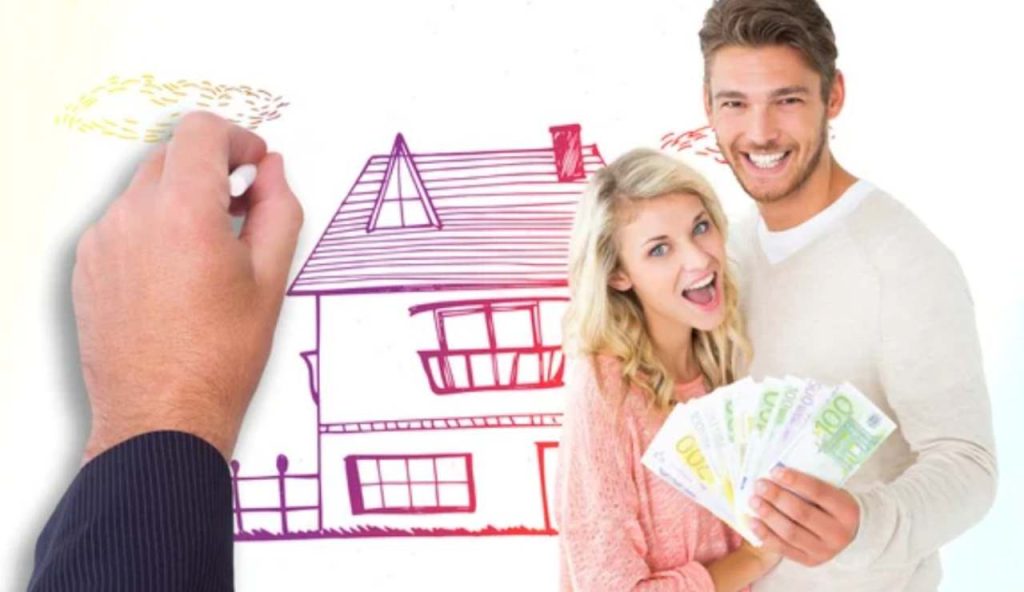 Coppia felice con casa e soldi (Depositphotos foto) - www.insolenzadir2d2.it