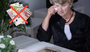 Vedova in lacrime (Depositphotos foto) - www.insolenzadir2d2.it