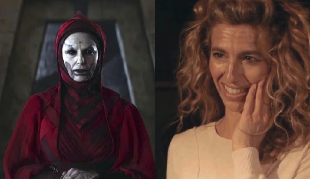 Claudia Black e Klothow (star wars - claudia black unofficial youtube screenshot) - www.insolenzadir2d2.it