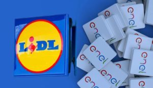 Lidl vs Enel loghi